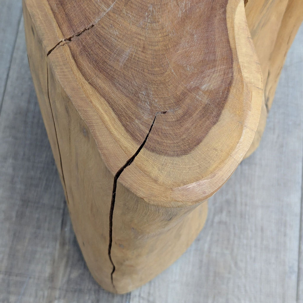 Tree Stump Accent Table