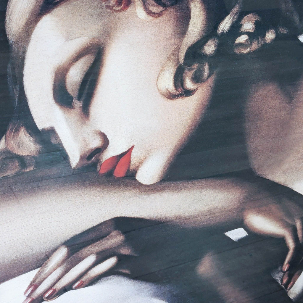Framed Print “The Sleeping Girl” by Tamara de Lempicka