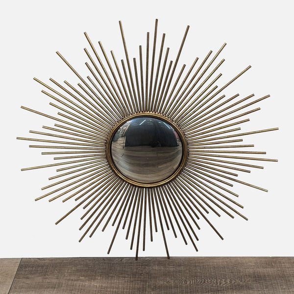 a large clock with a bird on it 