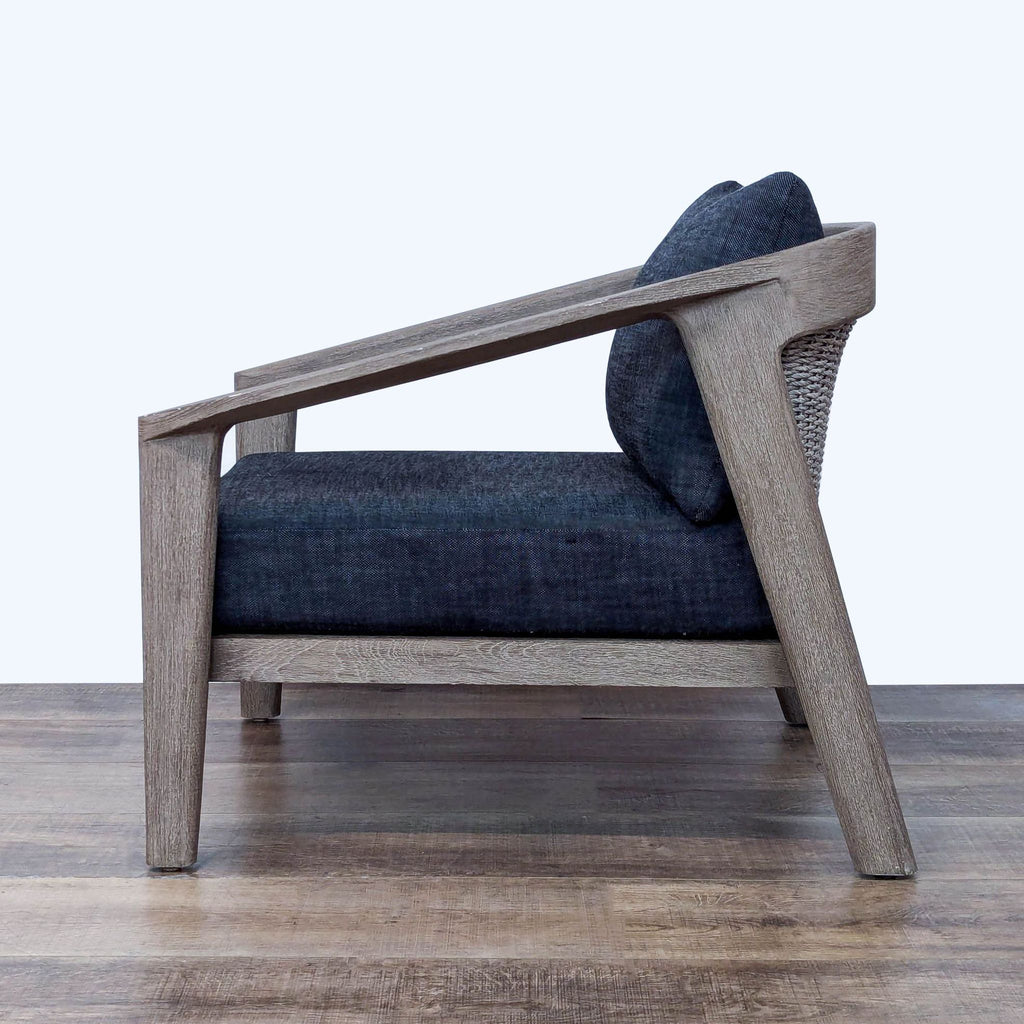 Restoration Hardware Malta Teak Lounge Chair