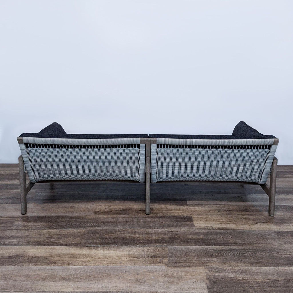 Restoration Hardware Mesa Weathered Teal Outdoor Sofa  - Accepted Offer (17.65% discount)