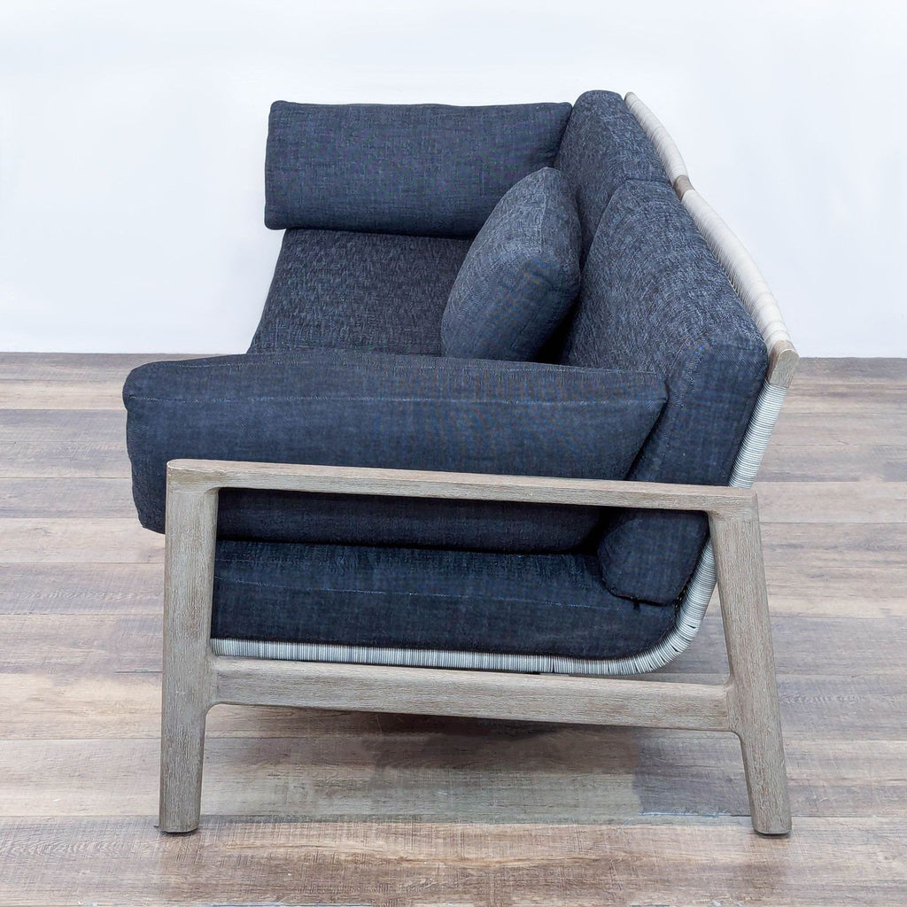 Restoration Hardware Mesa Weathered Teal Outdoor Sofa  - Accepted Offer (17.65% discount)
