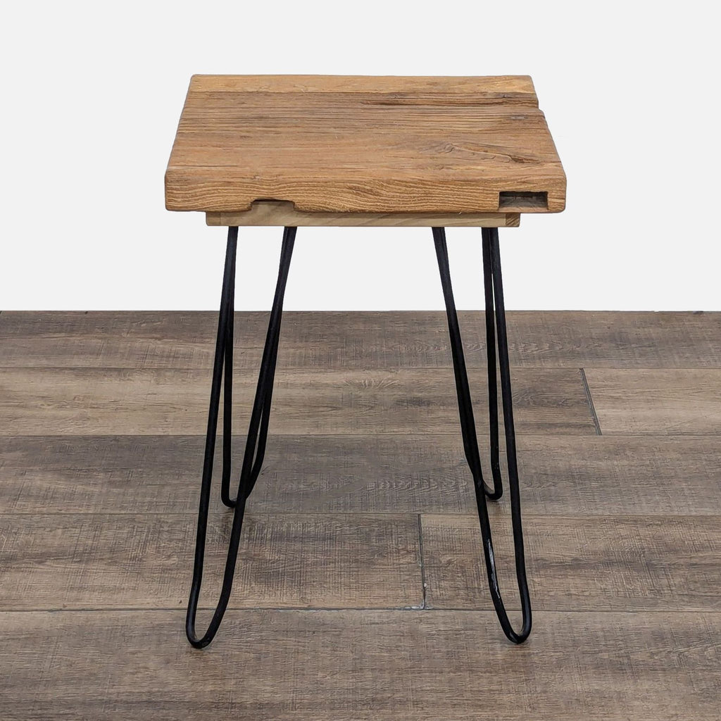 Reclaimed Wood Accent Table