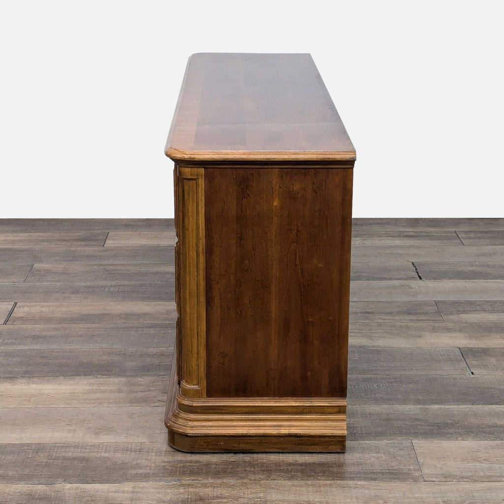 American of Martinsville Vintage Classic Wood Dresser with Brass Handles