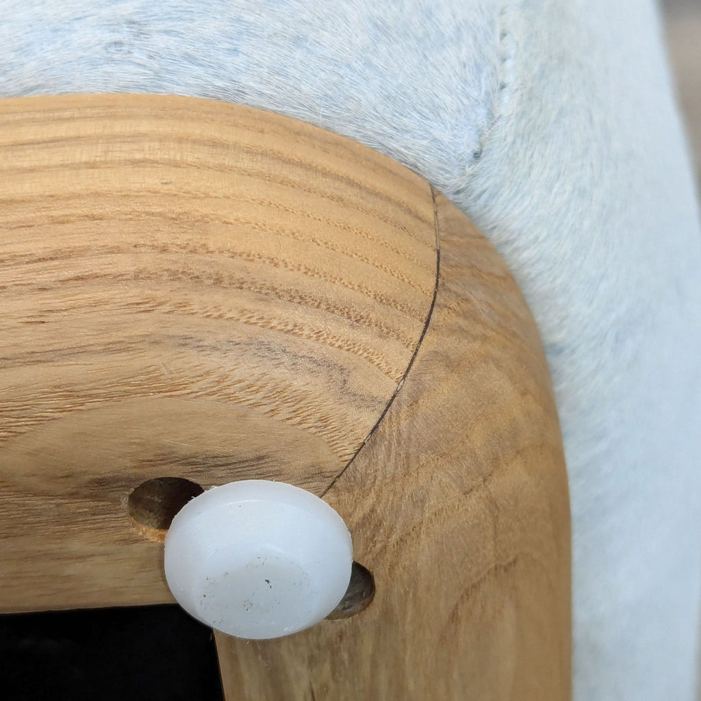 SOBU Cowhide Square Pouf Ottoman