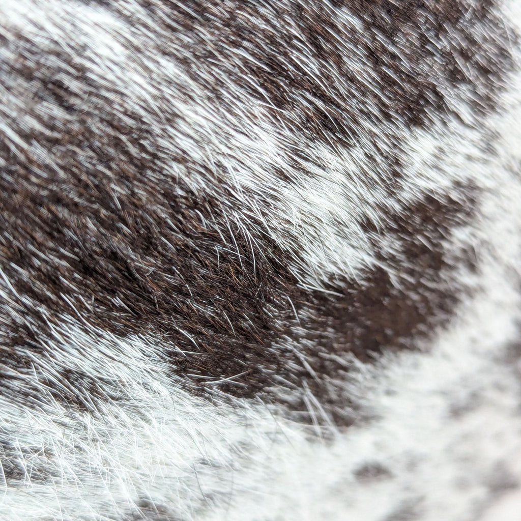 SOBU Cowhide Square Pouf Ottoman