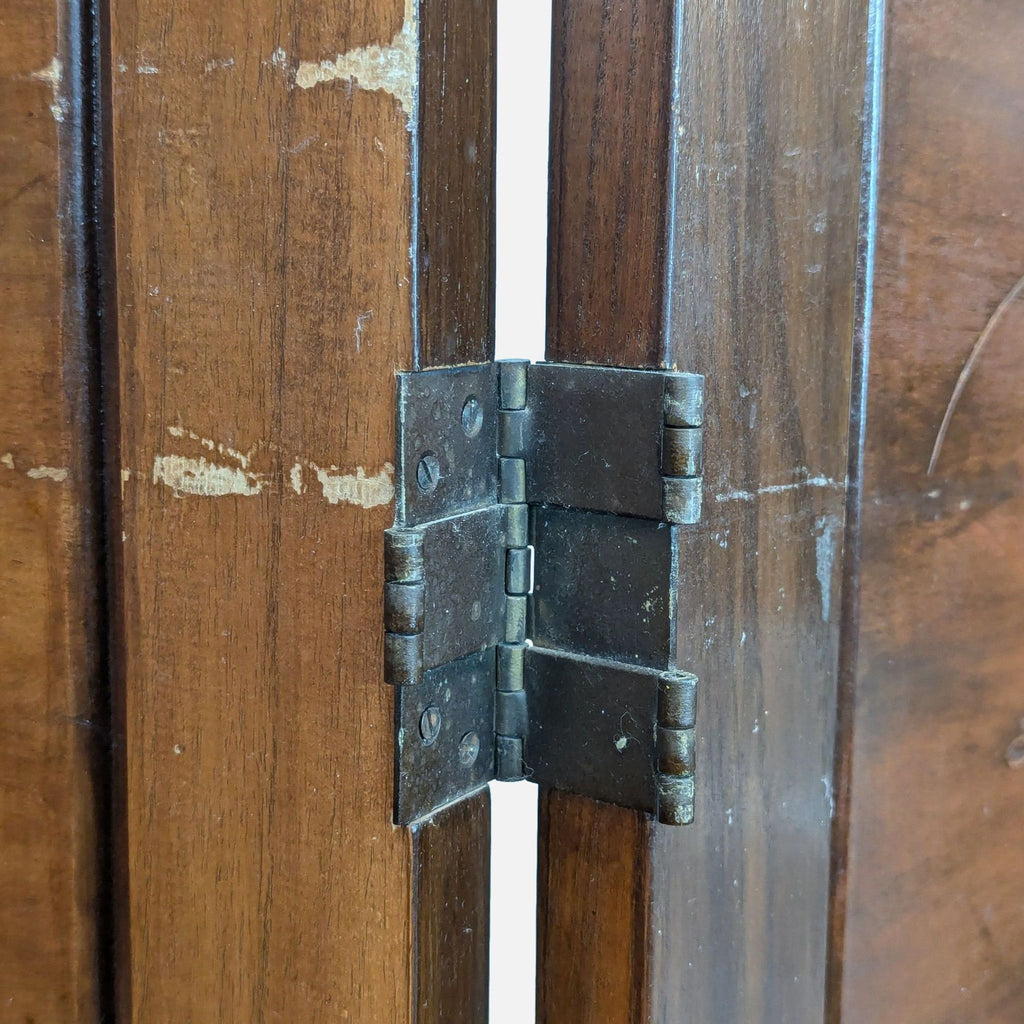 Vintage Four Panel Hand-Carved Chinese Screen/Room Divider