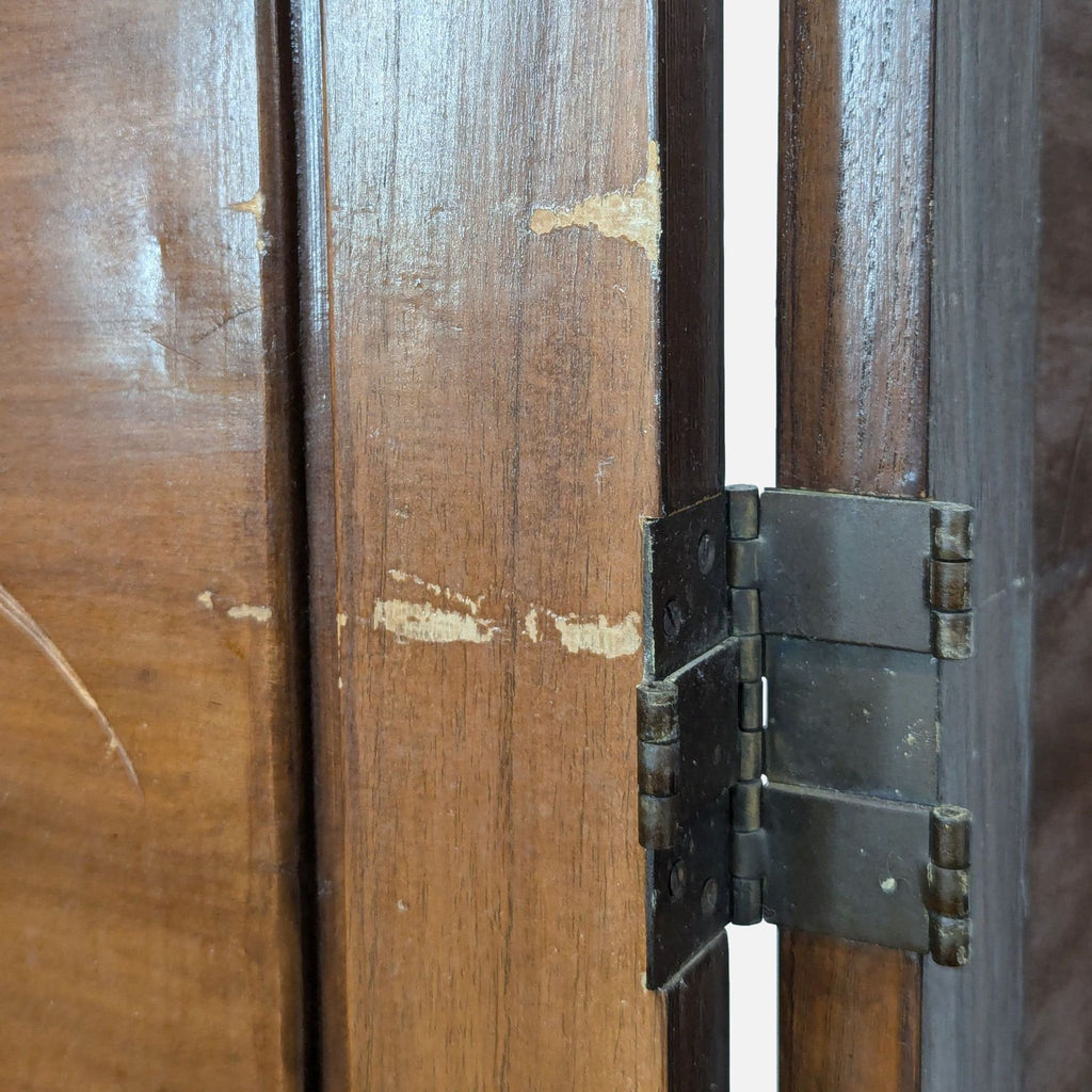 Vintage Four Panel Hand-Carved Chinese Screen/Room Divider