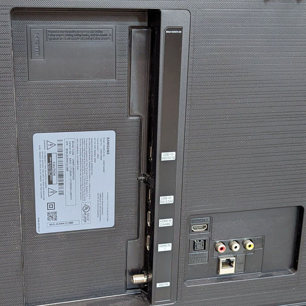 Samsung 85" Flat Screen TV UN85TU8000F