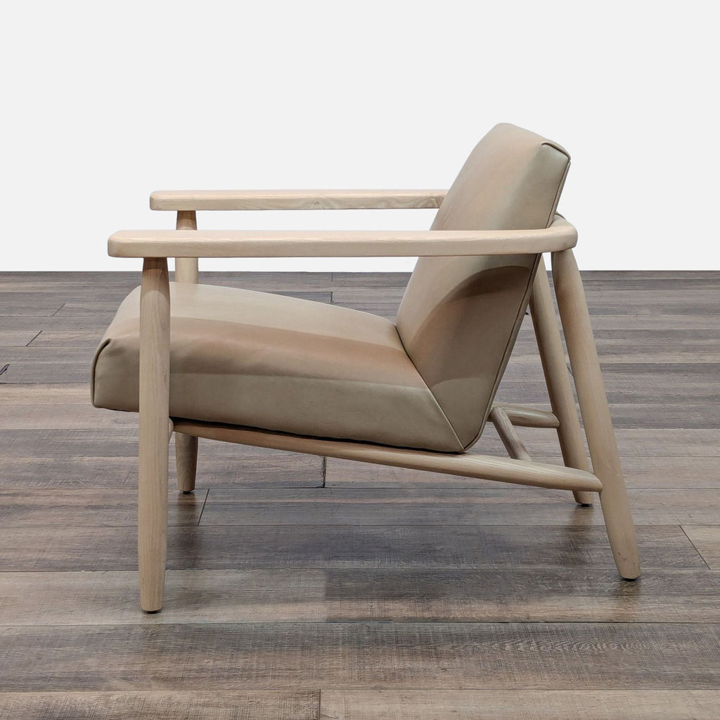 Four Hands Arnett Leather Modern Armchair