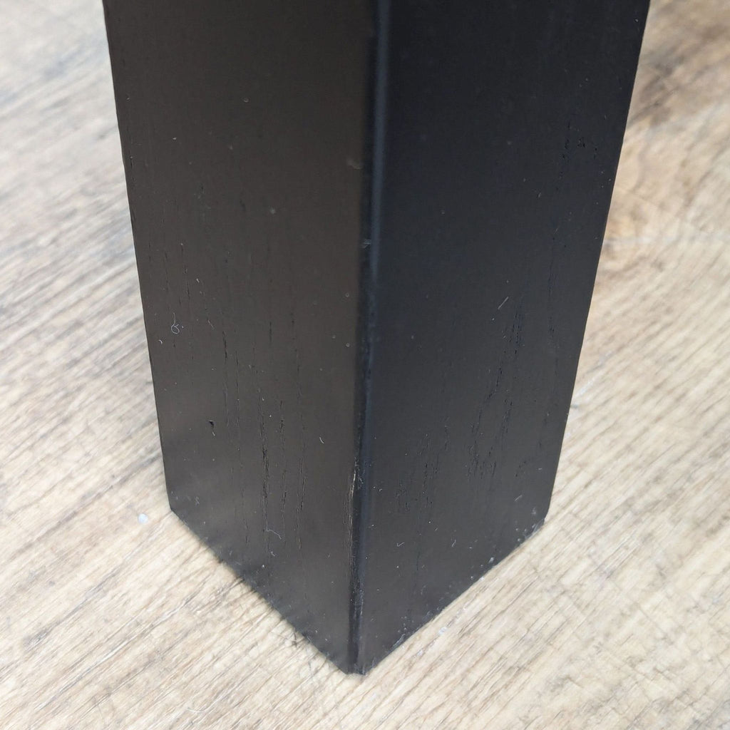 IKEA Black Modern Bjursta Round Extendable Dining Set with 4 Chairs