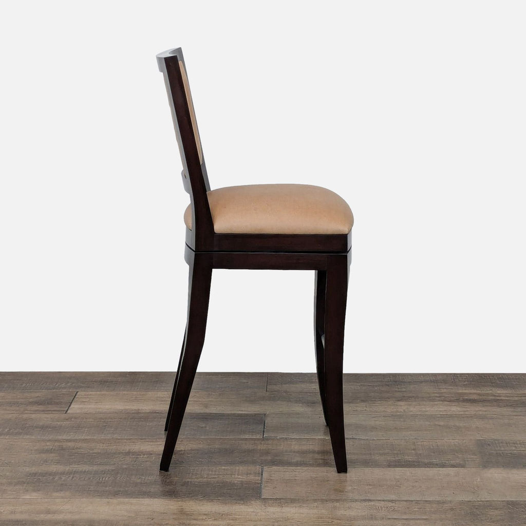 Berman Rosetti Grid Swivel Leather Bar Stool - Accepted Offer (76.80% discount)