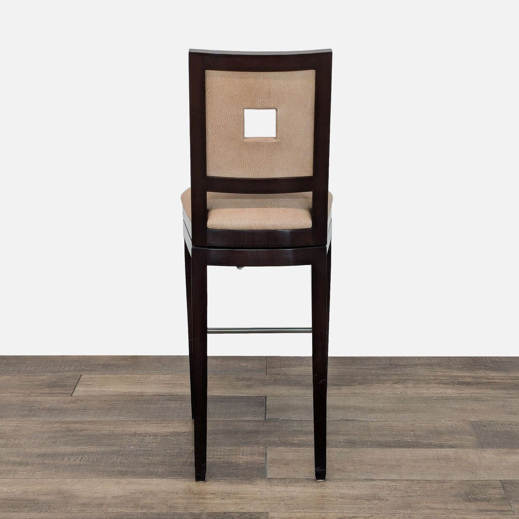 Berman Rosetti Grid Swivel Leather Bar Stool - Accepted Offer (76.80% discount)