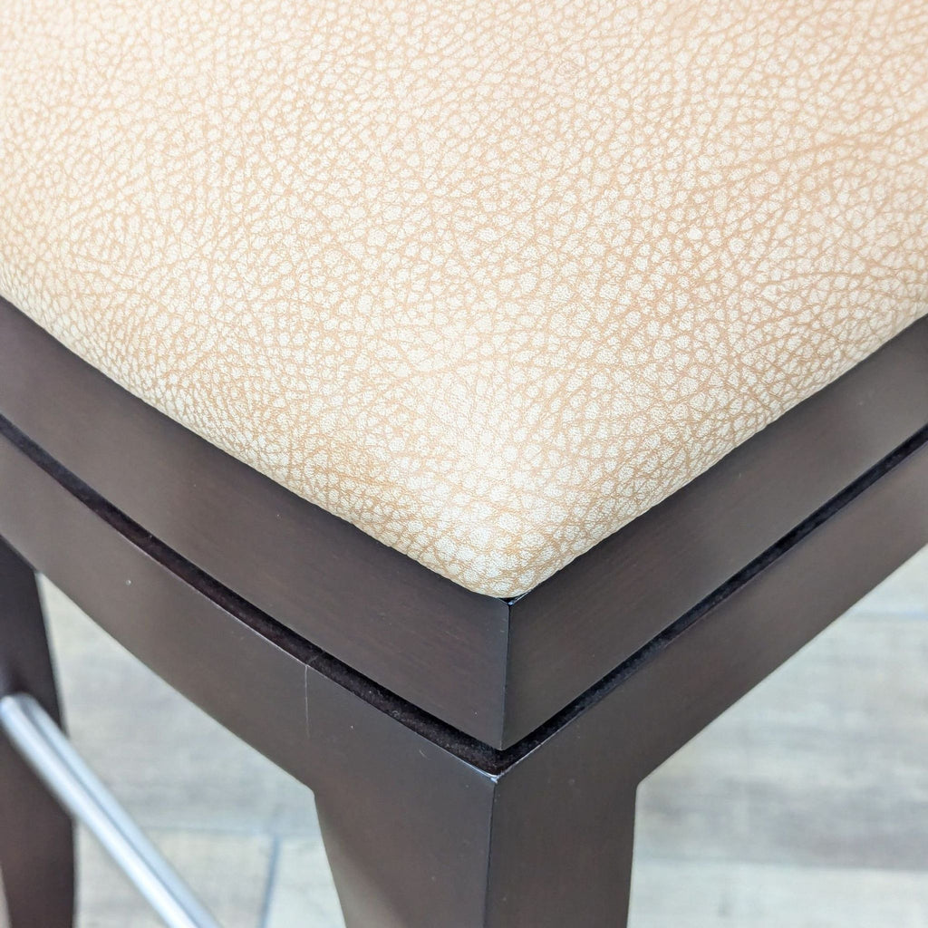Berman Rosetti Grid Swivel Leather Bar Stool - Accepted Offer (76.80% discount)