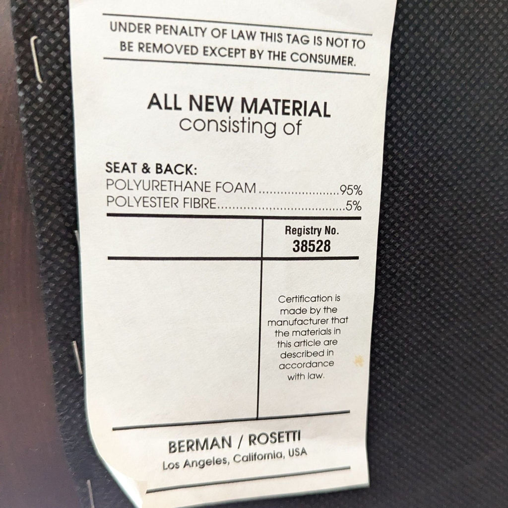 Berman Rosetti Grid Swivel Leather Bar Stool - Accepted Offer (76.80% discount)