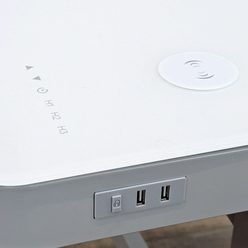 Twin Star Home Adjustable Height Desk with Drawer