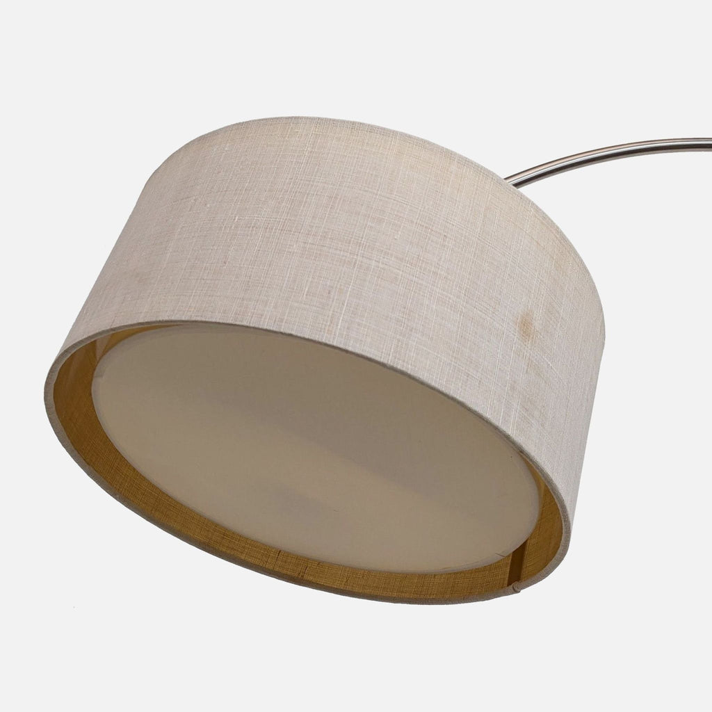 CB2 Big Dipper Arc Brushed-Nickel Floor Lamp