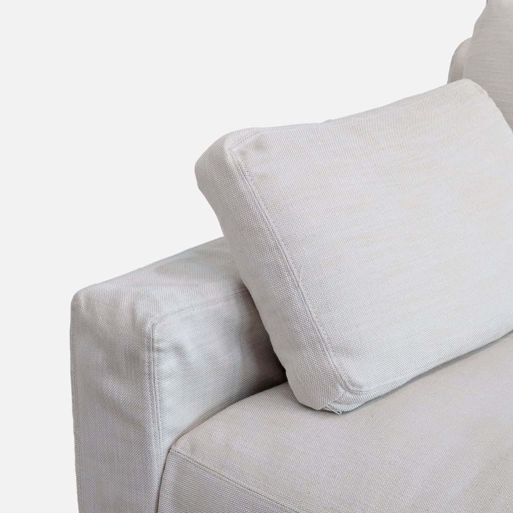 Restoration Hardware Belgian Track Arm Slipcovered Sofa