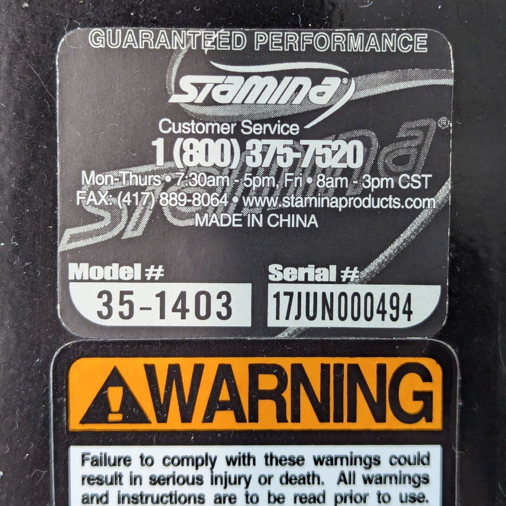 Stamina Rowing Machine - Full-Body Workout Equipment