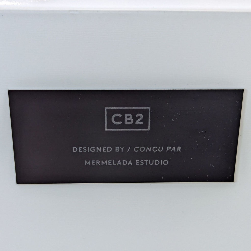 CB2 Truffle Lacquered Credenza