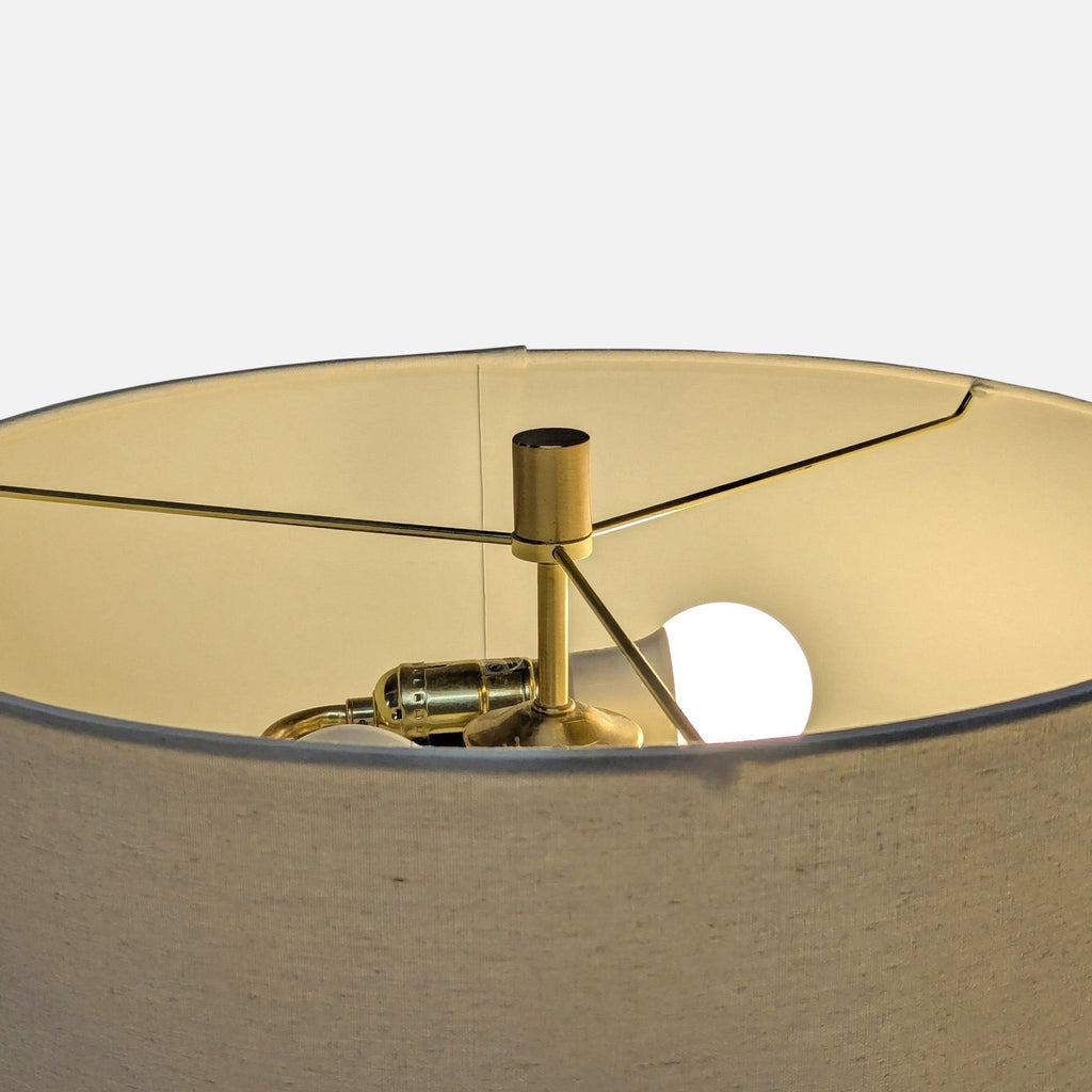 a metal object with a light on it 