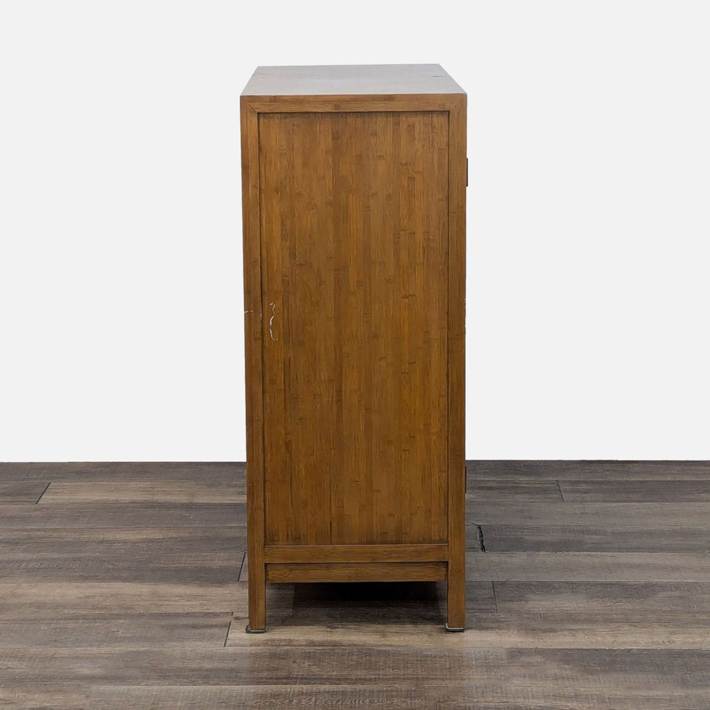 Crate & Barrel Bamboo Chifforobe with Drawers