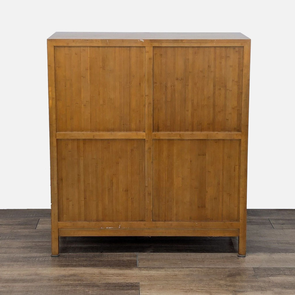Crate & Barrel Bamboo Chifforobe with Drawers