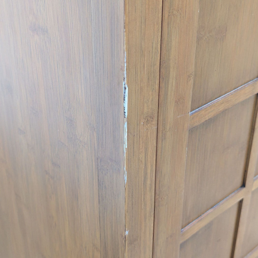 Crate & Barrel Bamboo Chifforobe with Drawers