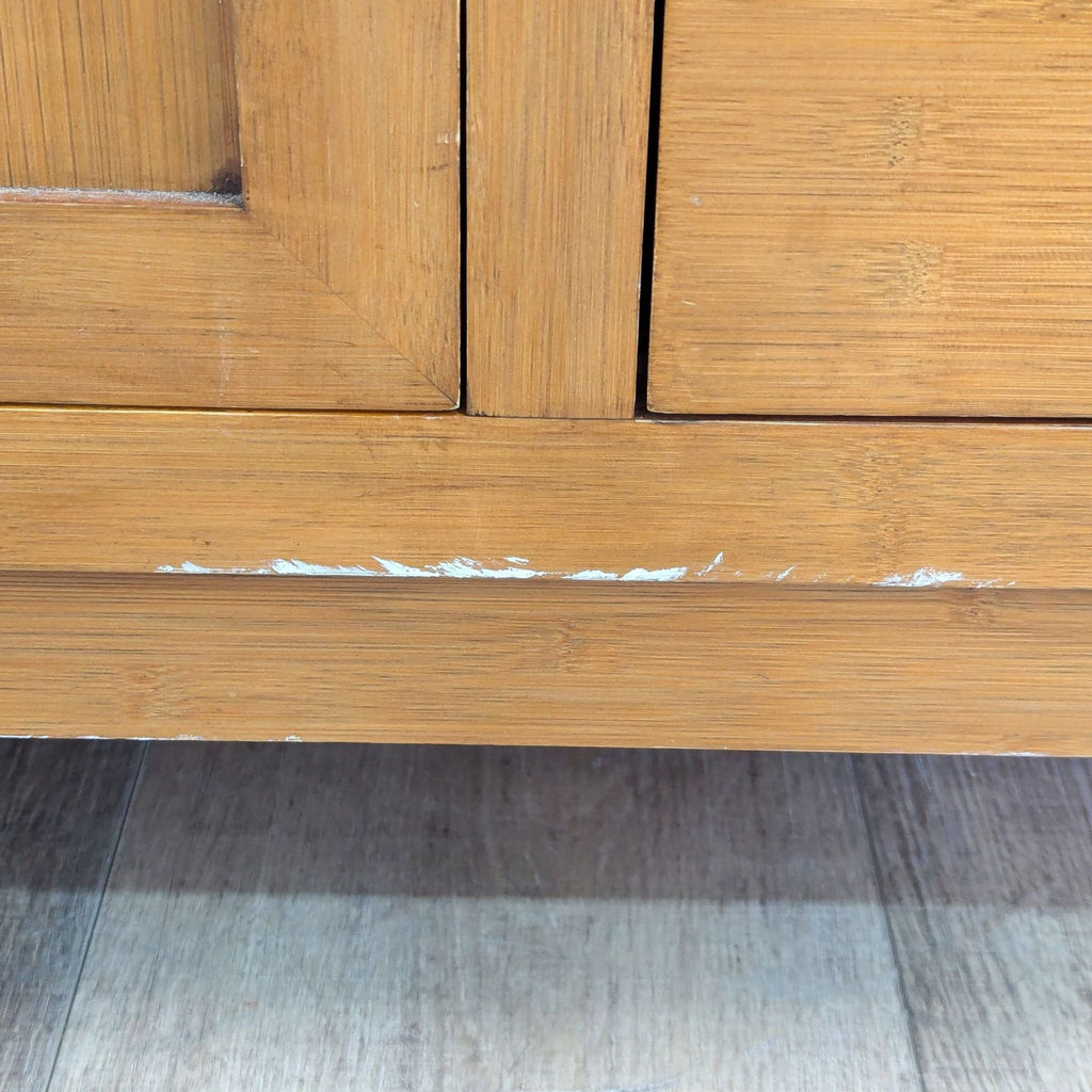 Crate & Barrel Bamboo Chifforobe with Drawers