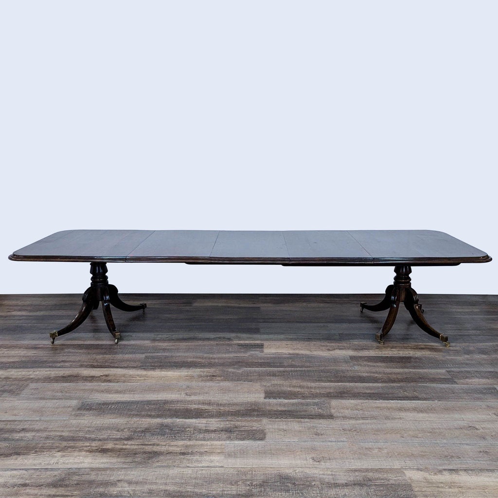 Two Pedestal Dining Table