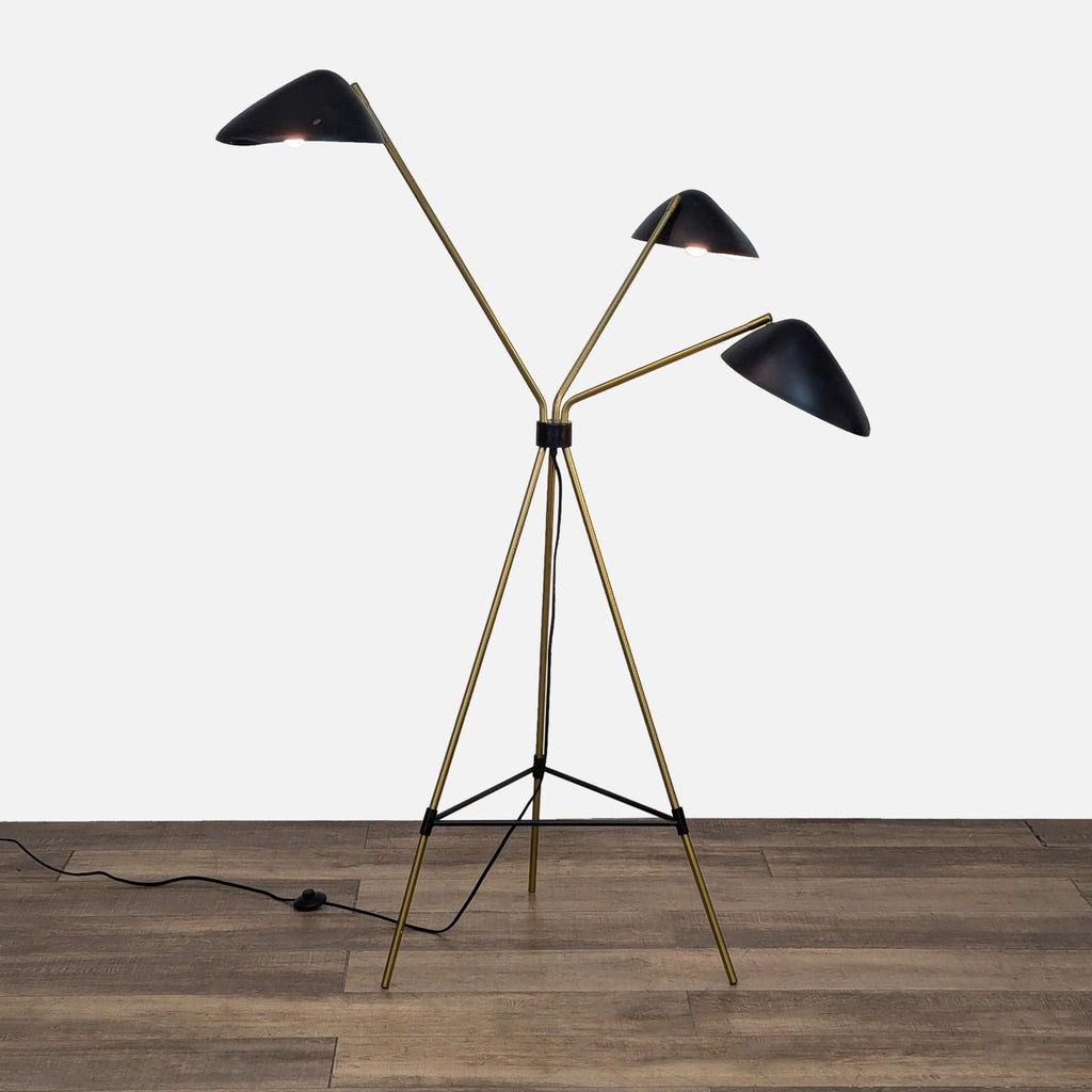 West Elm Mid-Century Curvilinear Floor Lamp