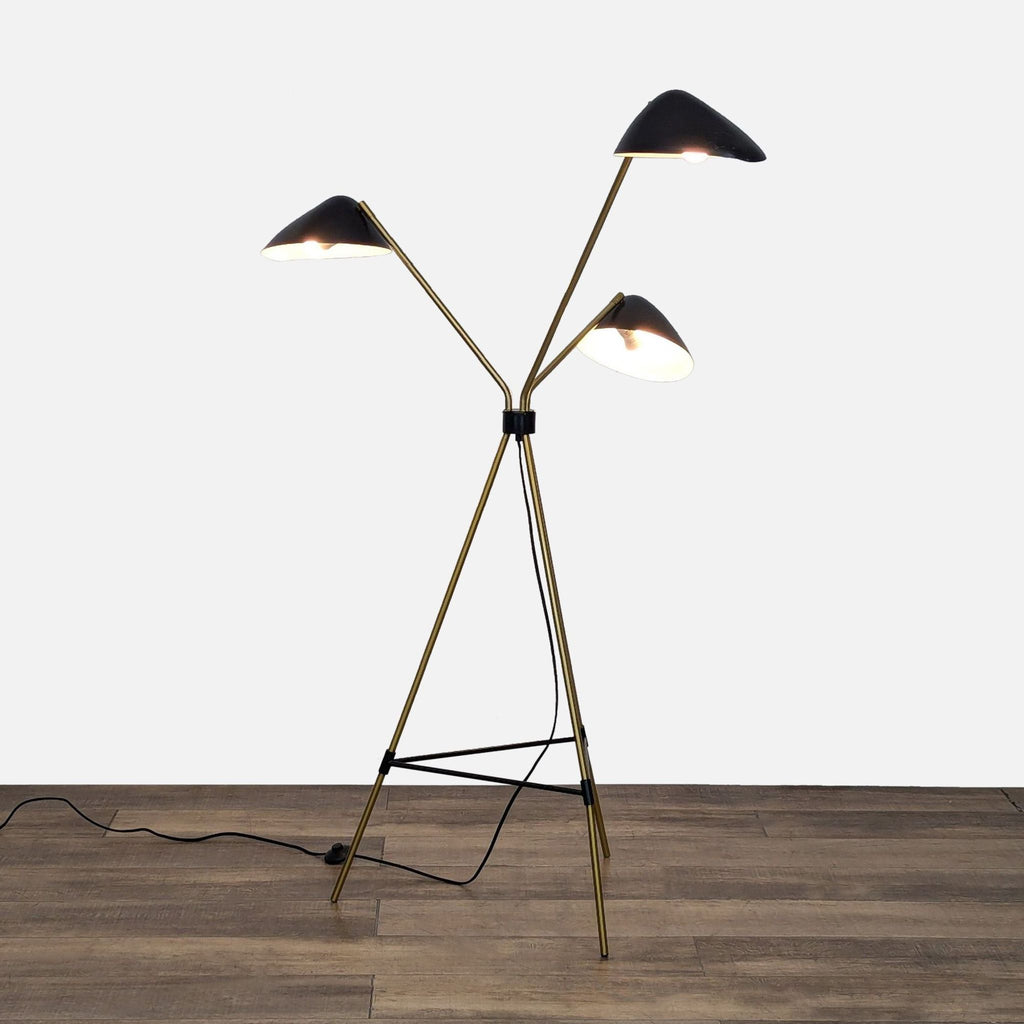 a lamp post with a lamp post with a light 