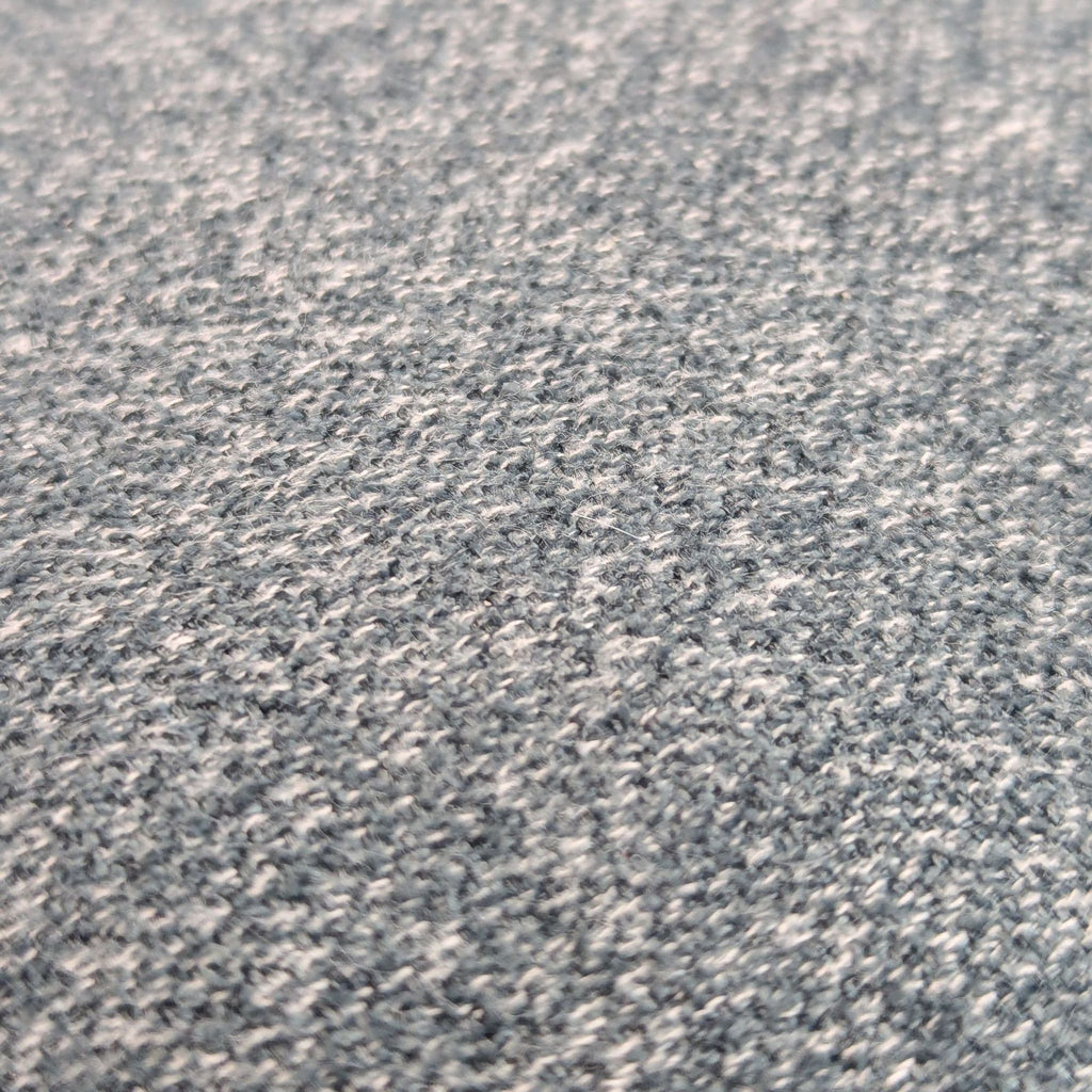 Modern Blue Sofa with Sleek Black Legs