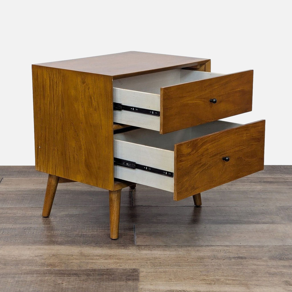 a wooden table with a wooden floor 