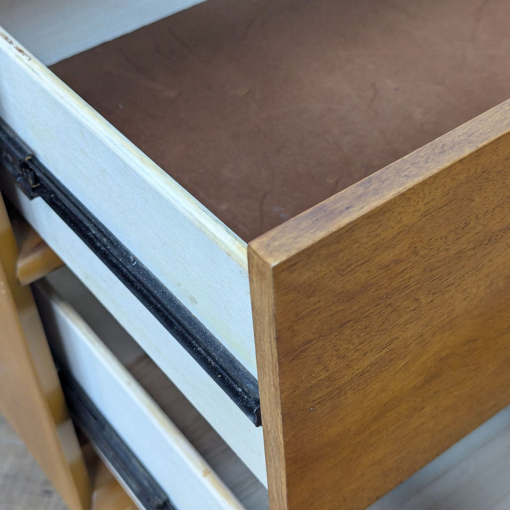 Mid-Century Two Drawer Nightstand