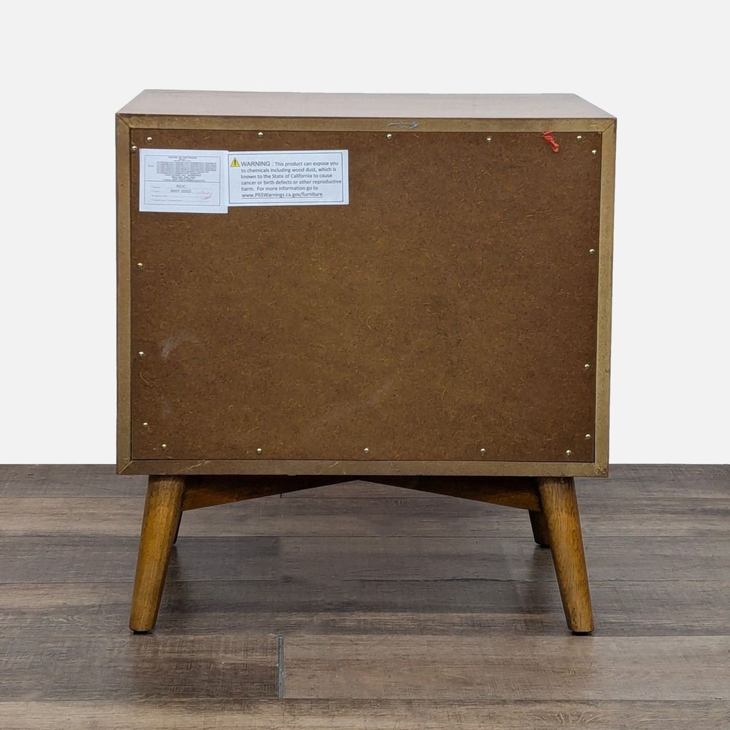 Mid-Century Two Drawer Nightstand