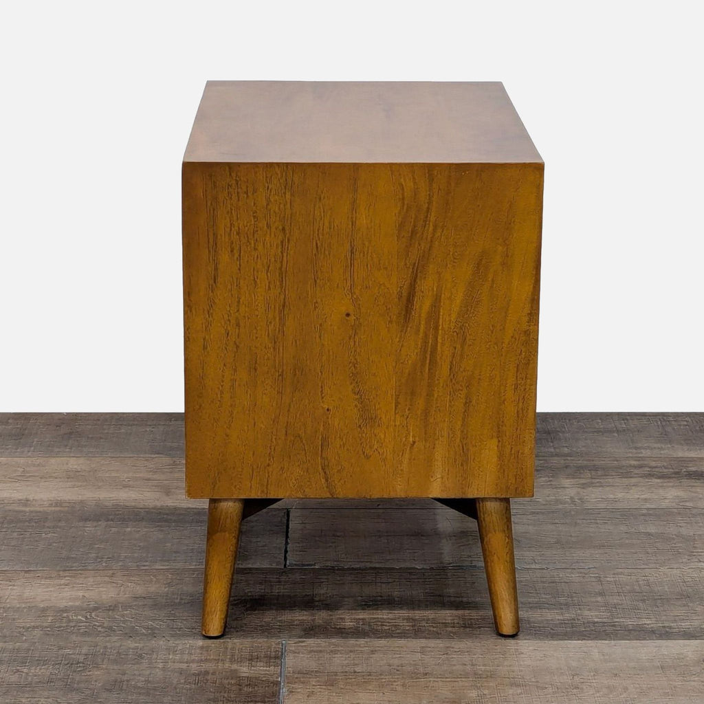Mid-Century Two Drawer Nightstand
