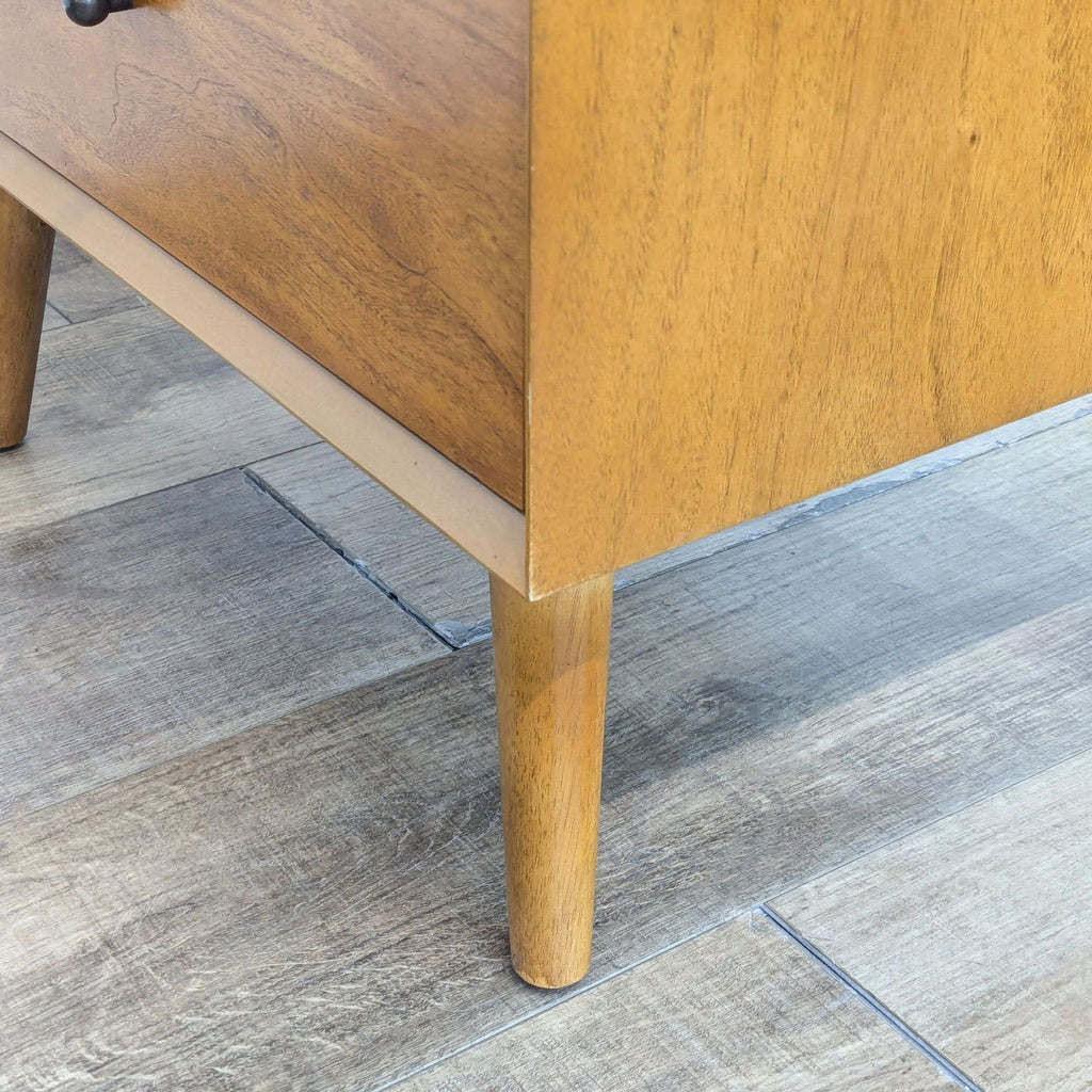 Mid-Century Two Drawer Nightstand