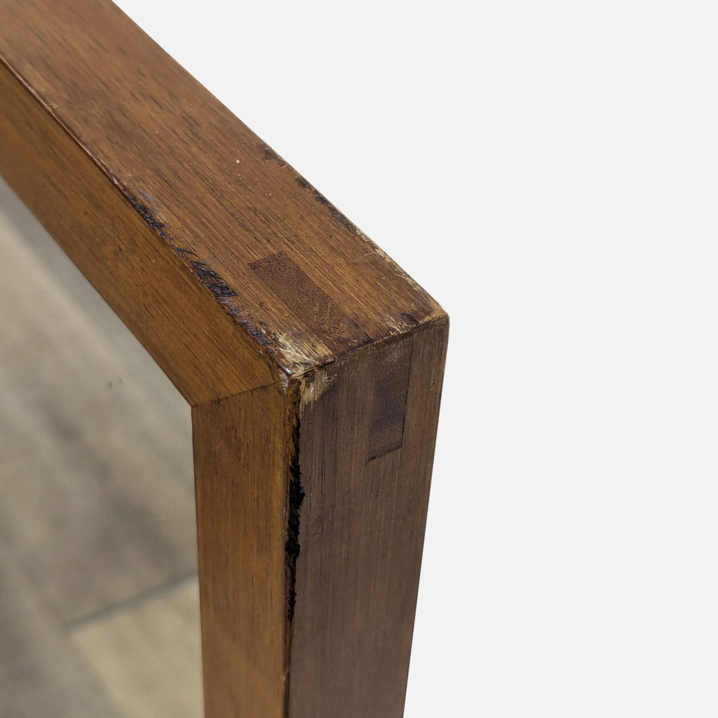 Crate & Barrel Wood Framed Mirror