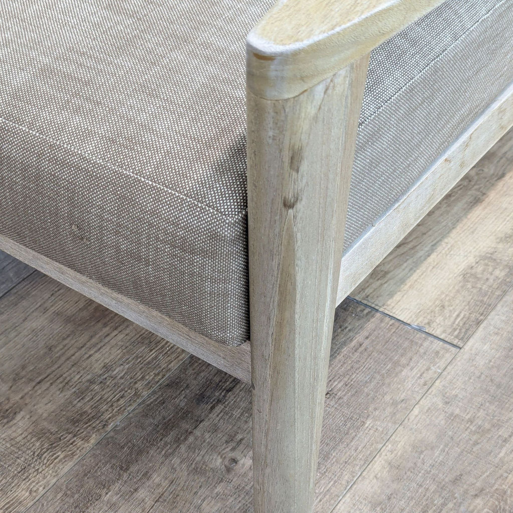 Restoration Hardware Malta Teak Outdoor Lounge Chair