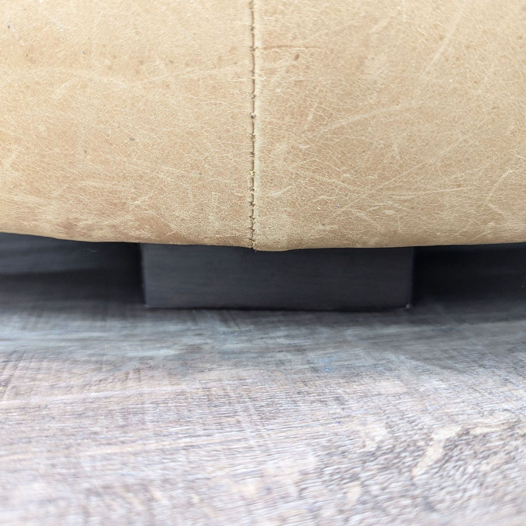 Round Tufted Ottoman/Coffee Table