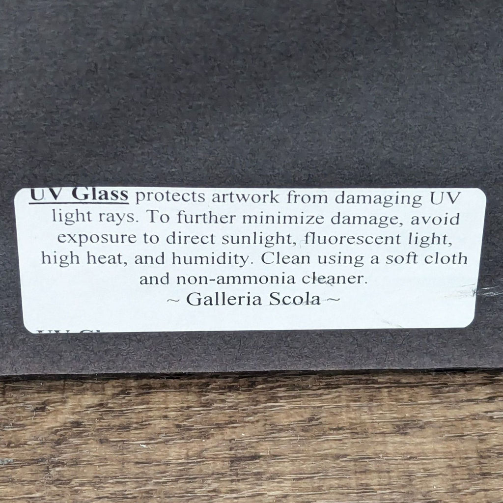 Ellyn Weiss Framed Abstract Art Work "Underneath 1"