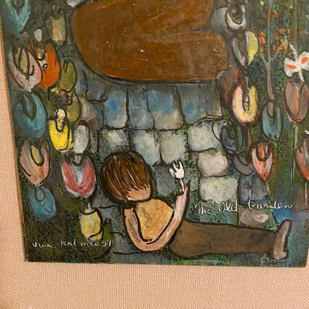 Framed Original Vintage Painting