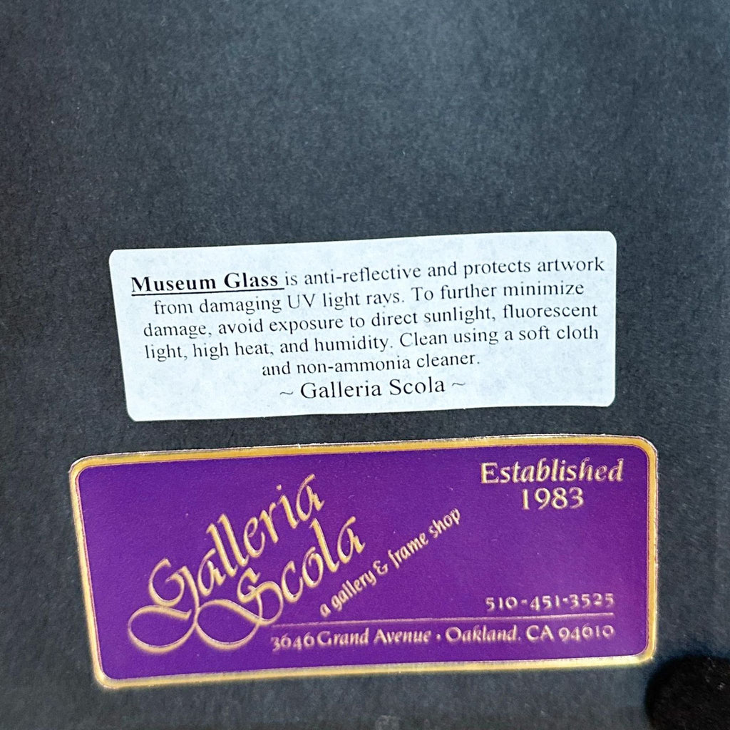 Framed Original Vintage Painting