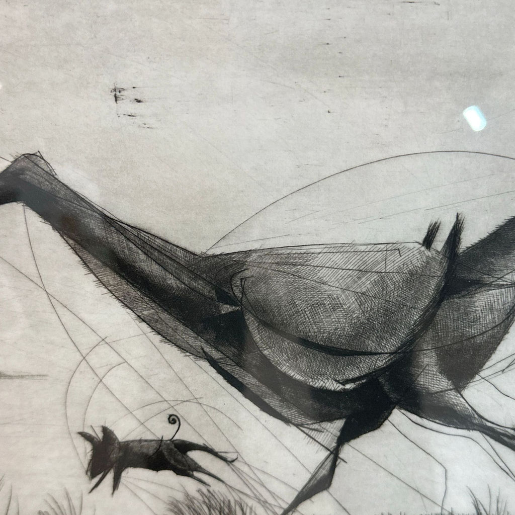 “The Tale of the Fly 5” Vintage Framed Sketch