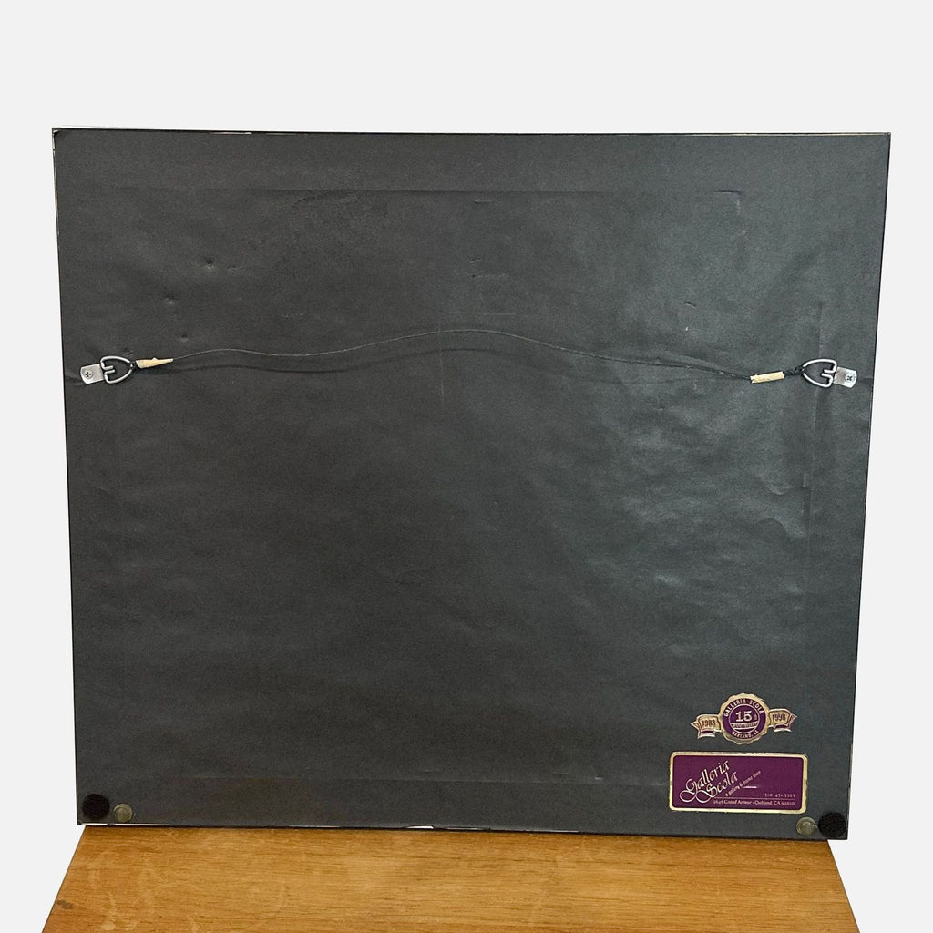 Abstract Monochrome Artist Proof with Silver Frame