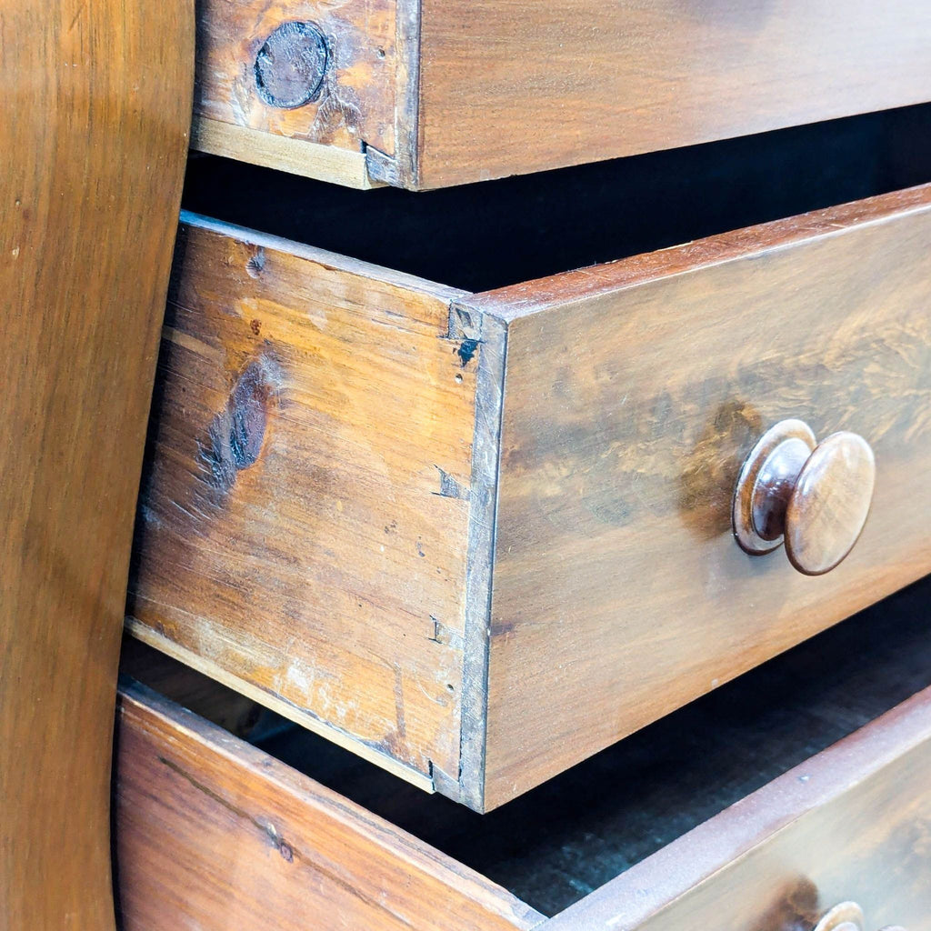 Antique 19th Century Mahogany Empire Style Four-Drawer Chest