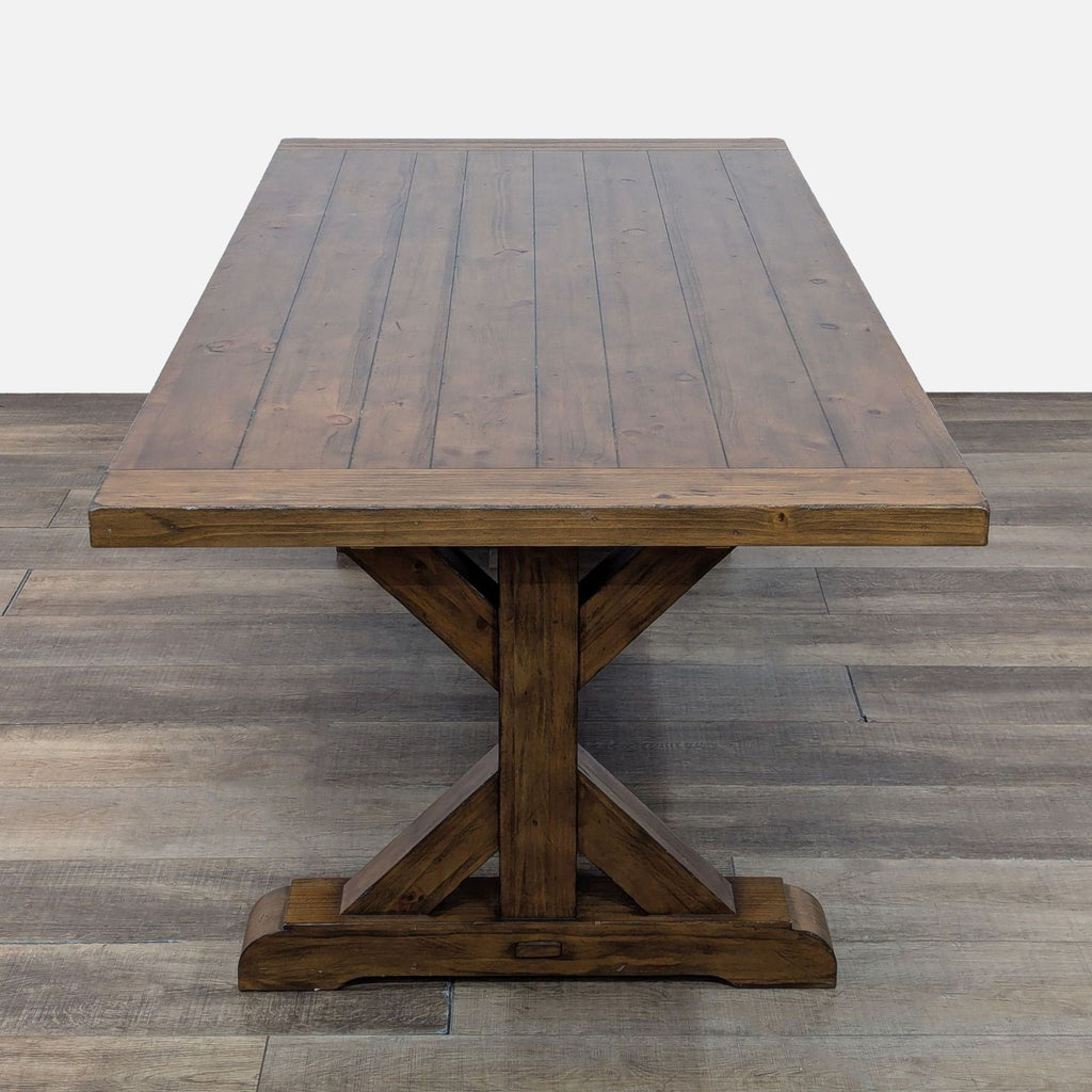 Rustic Farmhouse 5-Piece Wooden Dining Set