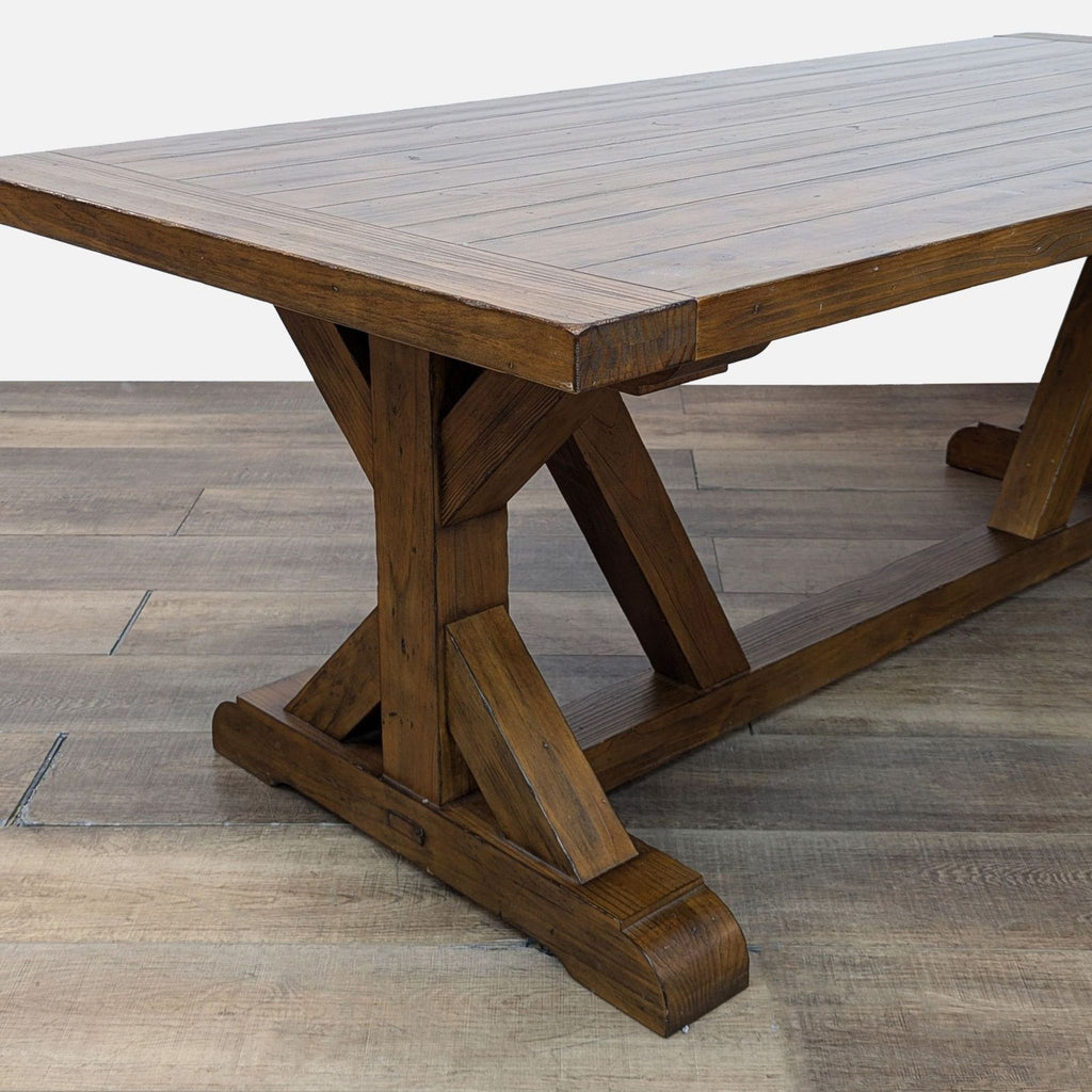 Rustic Farmhouse 5-Piece Wooden Dining Set