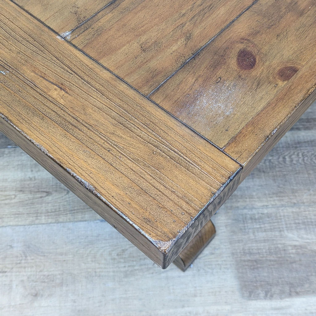 Rustic Farmhouse 5-Piece Wooden Dining Set